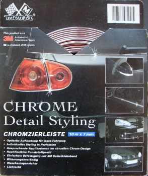3M Automotive Tapes Monza "Chrome Detail Styling" Chromtrim 1990 in original box (6465)